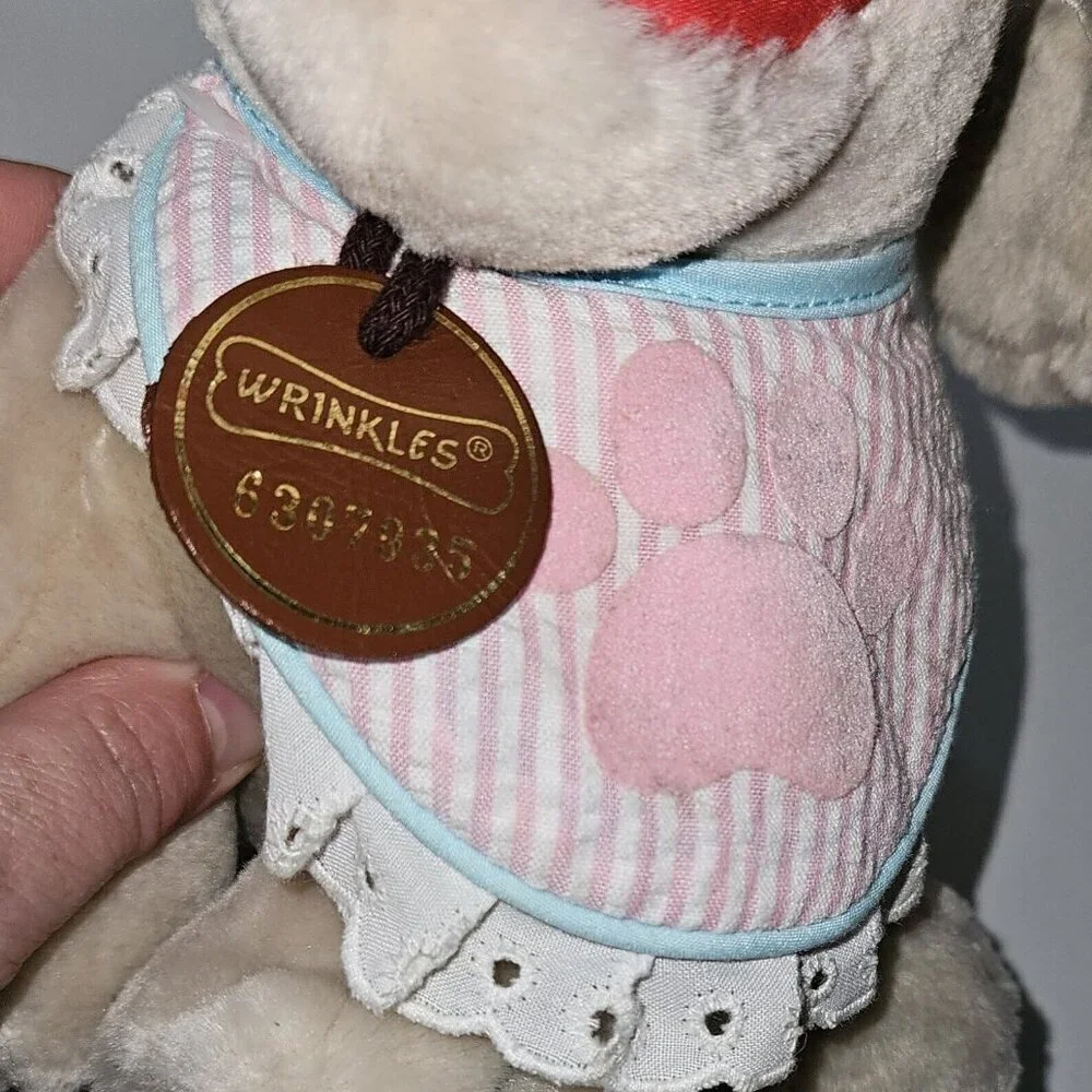 VTG Wrinkles 6307935 GANZ Puppy Dog Plush 10